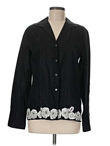 Lafayette 148 New York Long Sleeve Blouse (view 1)