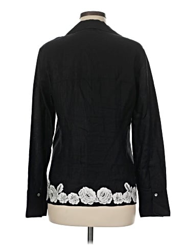 Lafayette 148 New York Long Sleeve Blouse (view 2)