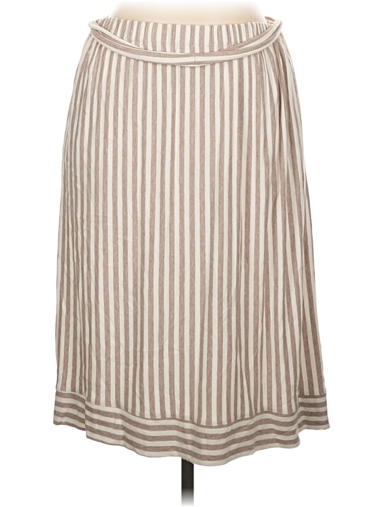 Pre-owned Three Dots Casual Skirt In Tan