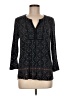 Daniel Rainn Black 3/4 Sleeve Blouse Size M - photo 1