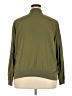 TWO by Vince Camuto 100% Polyester Solid Green Track Jacket Size 2X - photo 2