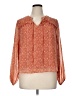 wonderly 100% Polyester Orange Long Sleeve Blouse Size XL (petite) - photo 1