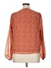wonderly 100% Polyester Orange Long Sleeve Blouse Size XL (petite) - photo 2
