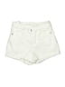 American Eagle Outfitters Solid Ivory White Shorts Size 2 - photo 1