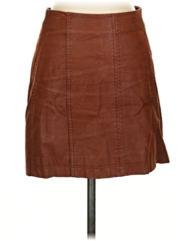 Free People Faux Leather Skirt (view 1)