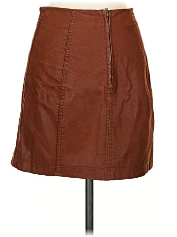 Free People Faux Leather Skirt (view 2)