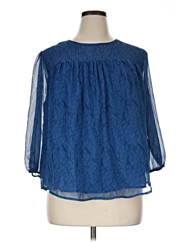 Evri 3/4 Sleeve Blouse (view 1)