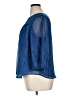 Evri 100% Polyester Blue 3/4 Sleeve Blouse Size 0X - photo 5