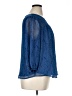 Evri 100% Polyester Blue 3/4 Sleeve Blouse Size 0X - photo 4