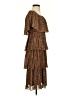 Entro 100% Polyester Animal Print Brown Cocktail Dress Size 4 - photo 4
