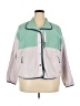 The North Face 100% Polyester Color Block Purple Jacket Size 1X - photo 1