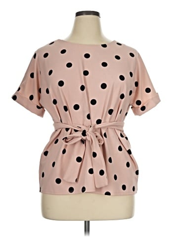 Worthington Short Sleeve Blouse (view 1)