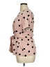 Worthington Polka Dots Pink Short Sleeve Blouse Size XL - photo 5