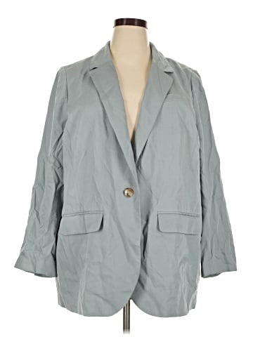 Madewell The Plus Larsen Blazer in Drapeweave (view 1)