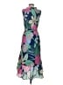 Talbots Tropical Blue Cocktail Dress Size 4 Petite - photo 2