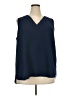 Bobeau 100% Polyester Blue Sleeveless Blouse Size 2X - photo 1