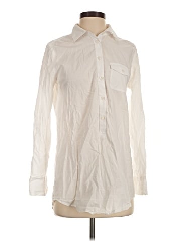 J.Crew Factory Store Long Sleeve Button-Down Shirt (view 1)