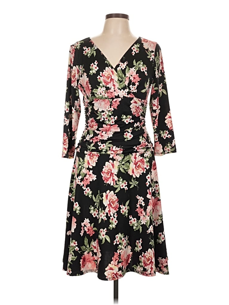 Pre-owned Rekucci Casual Dress In Black