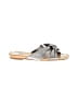 Miz Mooz 100% Leather Silver Sandals Size 11 - photo 1
