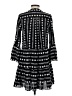 Reset Print Black Casual Dress Size S - photo 2