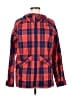 The North Face 100% Polyester Plaid Red Windbreaker Size M - photo 1