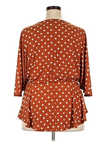 Girl with Curves 3/4 Sleeve Blouse (view 2)