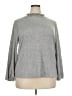 Talbots Gray Long Sleeve Top Size 2X Petite - photo 1
