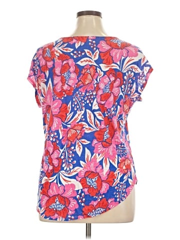 Sigrid Olsen Short Sleeve Blouse (view 2)