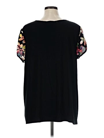 Karen Kane Short Sleeve Blouse (view 2)
