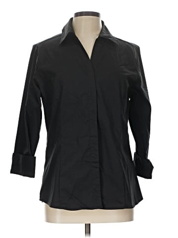 Riders by Lee 3/4 Sleeve Button-Down Shirt (view 1)