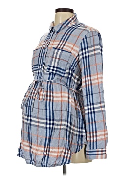 Isabel Maternity Long Sleeve Button Down Shirt