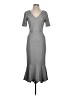 ASOS 100% Polyester Solid Gray Casual Dress Size 4 - photo 1