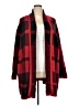 Catherines Plaid Red Cardigan Size 3X - photo 1