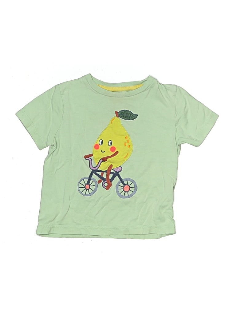 Pre-owned Mini Boden Kids' Short Sleeve T-shirt In Green