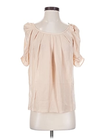 Joie Short Sleeve Silk Top (view 1)