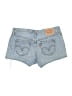 Levi's 100% Cotton Blue Denim Shorts Size 28 waist - photo 2