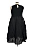 Torrid Solid Black Cocktail Dress Size 4X Plus (4) - photo 2