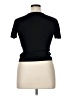 Escada 100% Cotton Black Short Sleeve Turtleneck Size 34 waist - photo 2