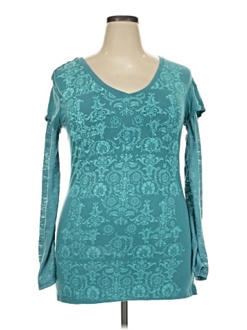 Earth Yoga 3/4 Sleeve T-Shirt (view 1)