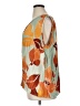 DR2 100% Polyester Orange 3/4 Sleeve Blouse Size XL - photo 5