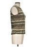 Tess 100% Polyester Gold Sleeveless Top Size L - photo 4