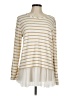 Cha Cha Vente Ivory Long Sleeve Top Size M - photo 1