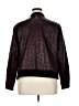 Sejour 100% Polyester Argyle Burgundy Jacket Size 16 - photo 2