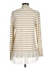 Cha Cha Vente Ivory Long Sleeve Top Size M - photo 2