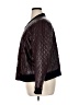 Sejour 100% Polyester Argyle Burgundy Jacket Size 16 - photo 5