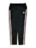 Adidas 100% Polyester Black Track Pants Size 6 - photo 1