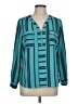 Kim Rogers Teal Long Sleeve Blouse Size L (petite) - photo 1