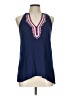 THML 100% Rayon Blue Sleeveless Blouse Size L - photo 1
