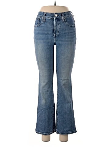 Madewell Kick Out Crop Jeans in Oneida Wash (view 1)