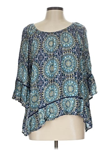 John Paul Richard 3/4 Sleeve Blouse (view 1)
